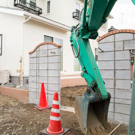 外構工事の現場